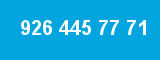 926 445 77 71 926 445 77 71
